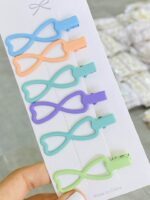 Pinzas x 6 matte color - Imagen 3