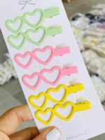 Pinzas x 6 matte color - Imagen 2