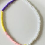 Choker combinación perlitas- colores