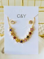 Set Rodio Cristal Estrellas doradas - Imagen 2