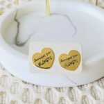 Topos Corazón Dorados