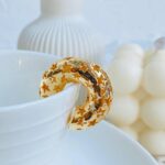 Earcuff Plastimetal Estrellas Dorado