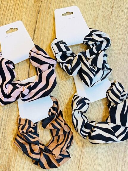 Moña - Animal print rayas.