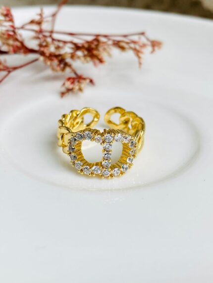 Anillo Cubano con circones