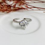 Anillo Mini Medusa Plateada