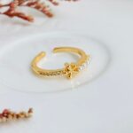 Anillo Florecita Perlada