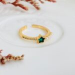 Anillo Estrellita Verde