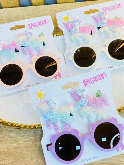 Gafas Infantil Moñitos Unicornio