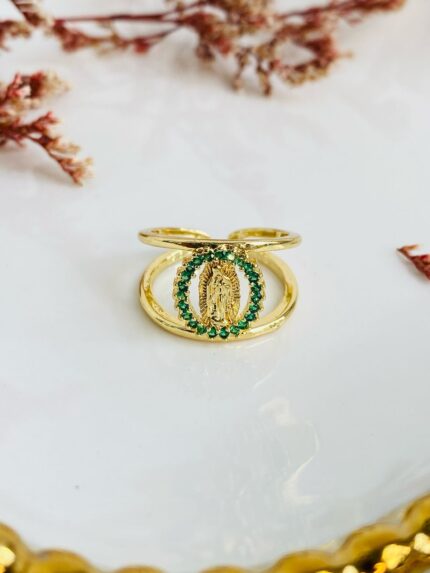 Anillo Virgen verde