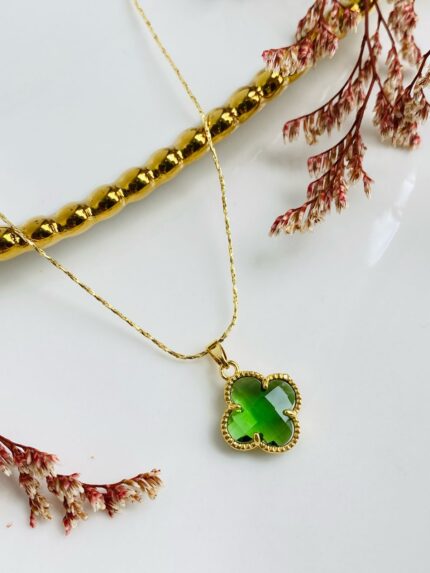 Cadena trébol Chunky Verde