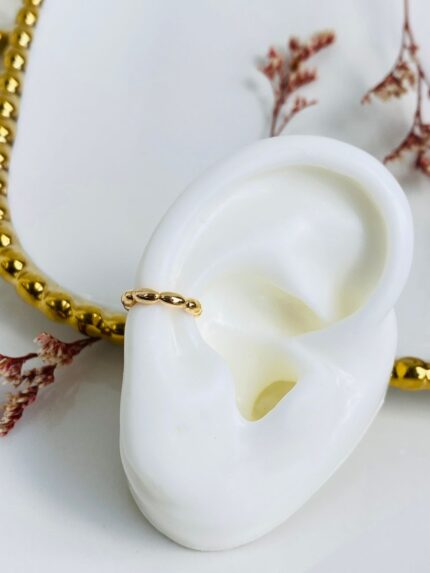 Earcuff Arrocitos dorado
