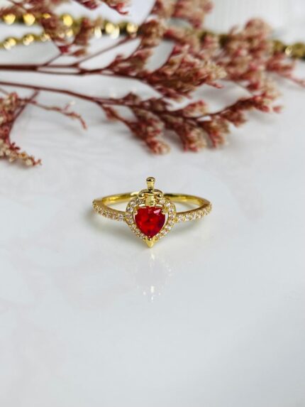 Anillo Corazón Atrapado