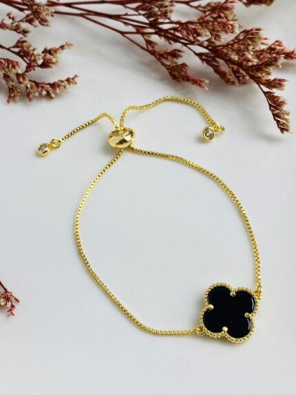 Pulsera Van Cleff Negrita
