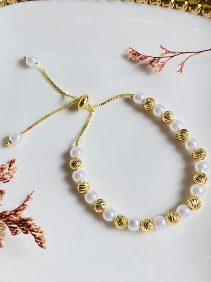 Pulsera Perla/Balin Braz Grande