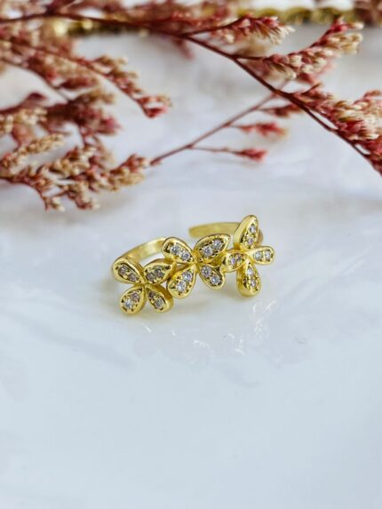 Anillo Trio Floral