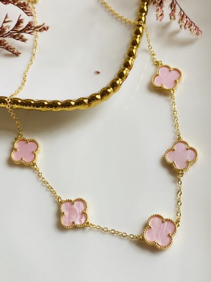 Cadena Van Cleef Rosa