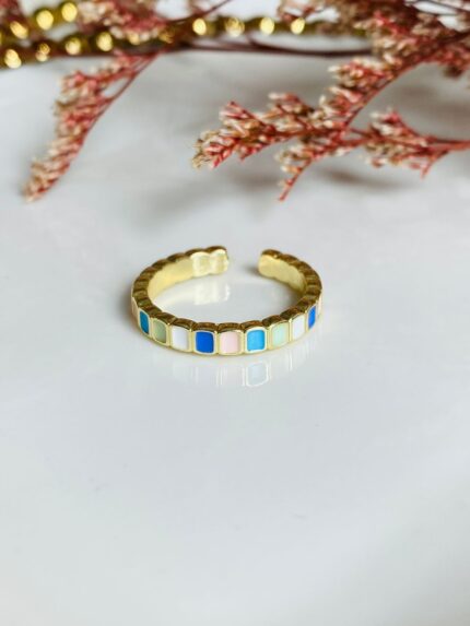 Anillo Circulos pastel