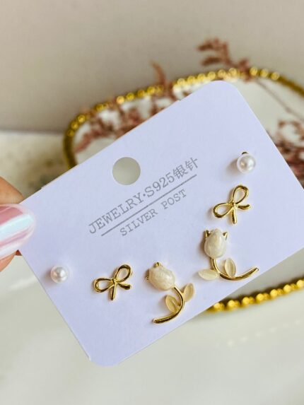 Set De Topos Rosa Blanca