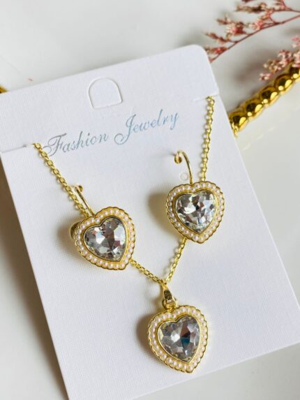 Set Rodio Corazón Cristal