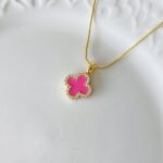 Cadena Van Cleef Fucsia