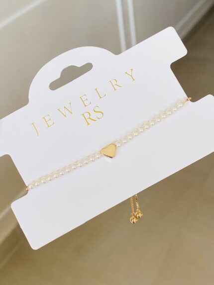 Pulsera Perlada  Corazón