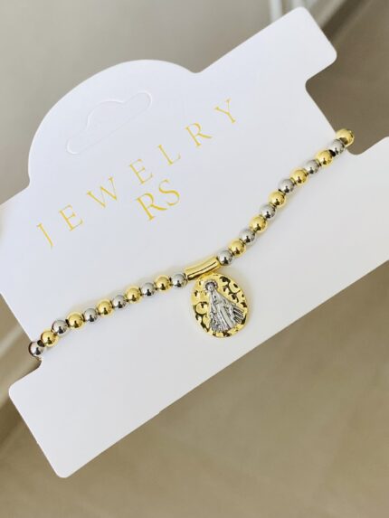 Pulsera Placa Virgencita