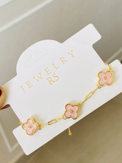 Pulsera Van Cleef Rosada