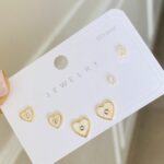 Set Topos Corazón Chip Blanco