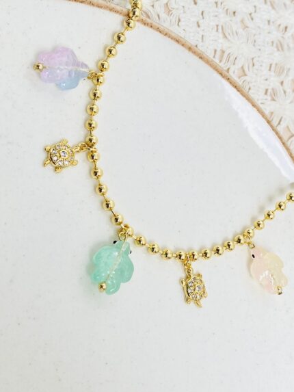Cadena Charms Tortugas Marinas