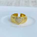 Anillo Milán Corazón Circonado