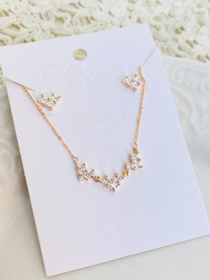 Set Rodio Corazones Cristal