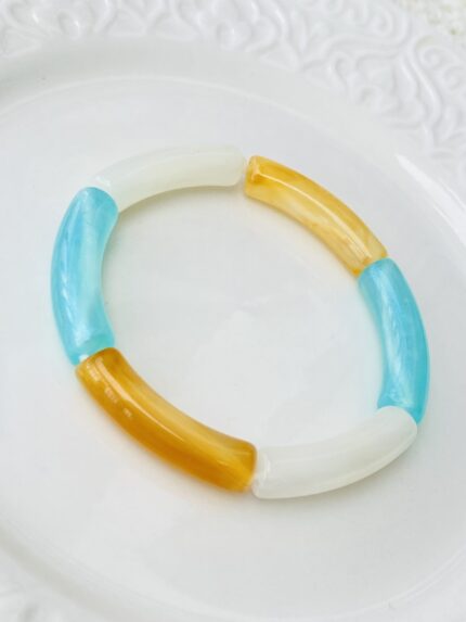 Pulsera Elástica Celeste