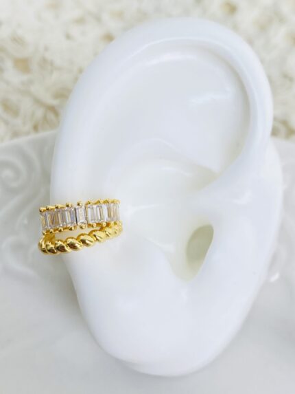 Earcuff Arco Cristalino