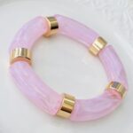 Pulsera Elastica glow rosa