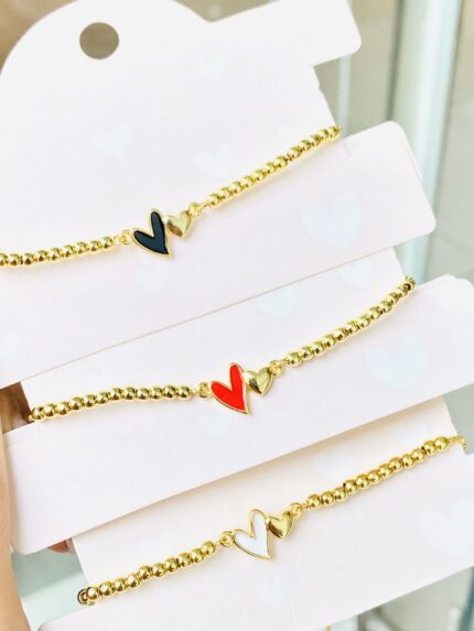 Pulsera Mini Corazones