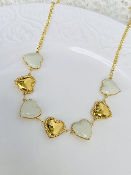 Cadena Charms Corazones