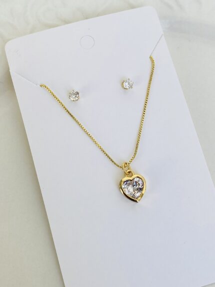 Set Rodio Corazón Cristal