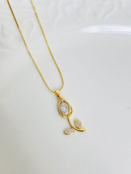 Cadena Tulipan Blanco