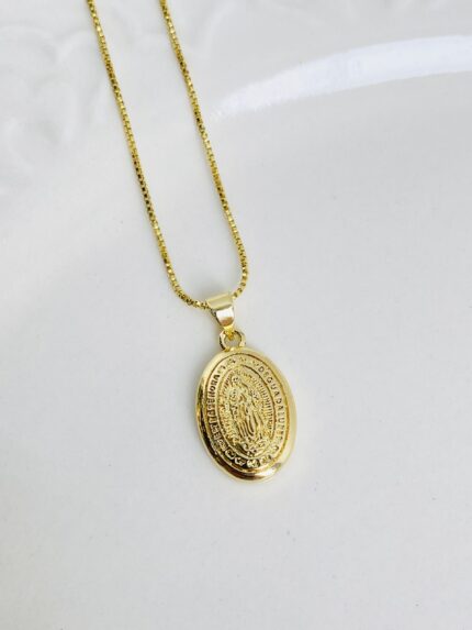 Cadena Placa Virgen