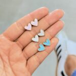 Topo Corazones Nacar