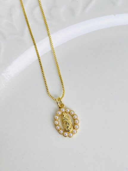 Cadena Virgen Perlada