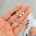 Topo Mini Corazones Borde