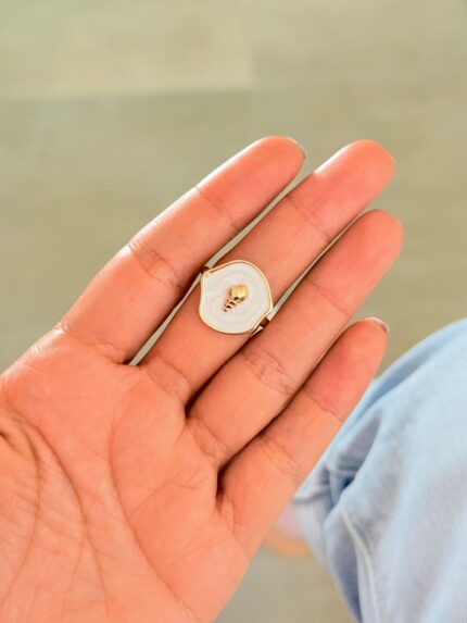 Anillo Placa Nacar