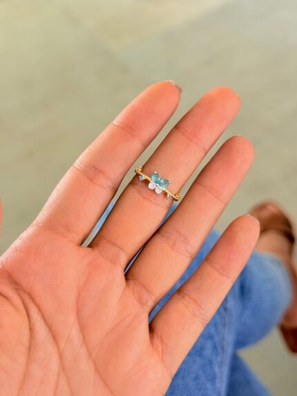 Anillo Mariposa Cristal