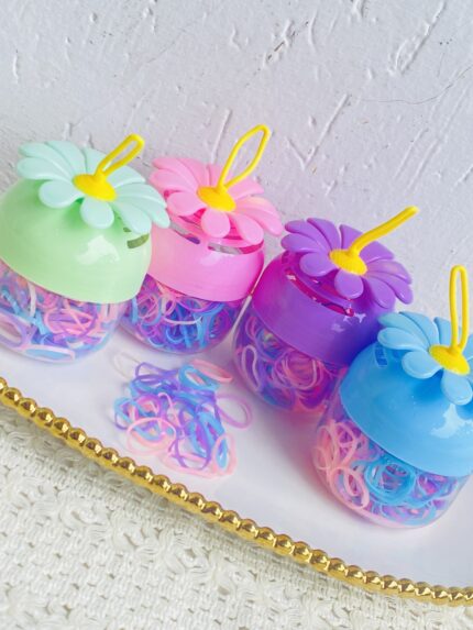 Tarro con cauchitos Floral
