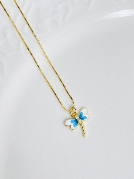 Cadena Libelula azul