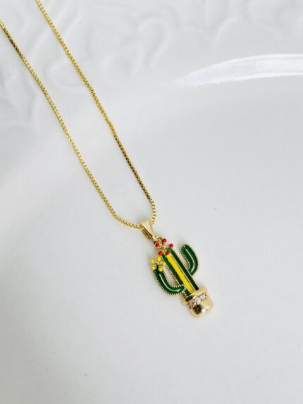 Cadena Cactus flor