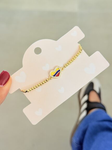 Pulsera Corazón Colombia