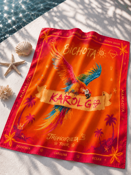 Pañoleta Karol G Guacamaya