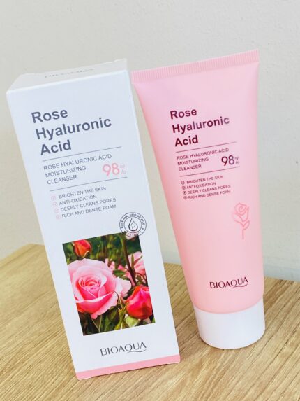 Jabon Facial Con Acido Hialuronico De Rosas